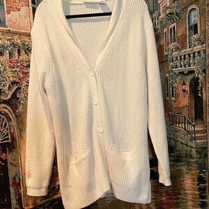 Blair Women's Ivory Cardigan Sweater